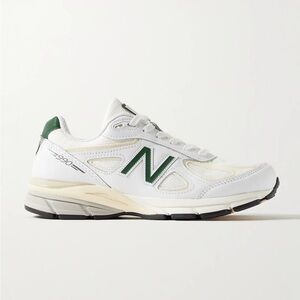 NEW BALANCE | 990v4 leather and mesh sneakers